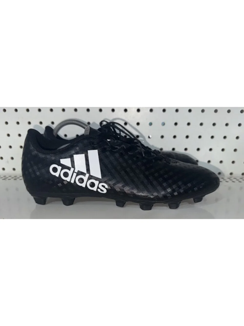 Adidas X 16.4 FxG Mens Soccer Cleats Size 10 Black White